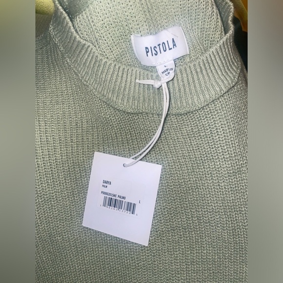 New! Revolve x Pistola Darya Oversized Pullover Sweater in Palm 🥑 Large NWT! - Picture 6 of 7